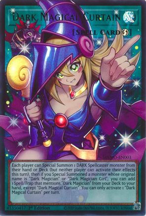 Dark Magical Curtain (Extended Art) (MAMO-EN003) - Magnificent Monsters 1st Edition
