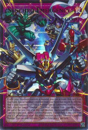 Synchro Emergency (Extended Art) (MAMO-EN009) - Magnificent Monsters 1st Edition
