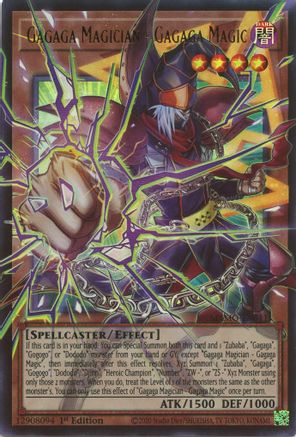 Gagaga Magician - Gagaga Magic (Extended Art) (MAMO-EN011) - Magnificent Monsters 1st Edition