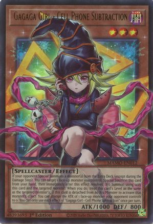 Gagaga Girl - Cell Phone Subtraction (Extended Art) (MAMO-EN012) - Magnificent Monsters 1st Edition