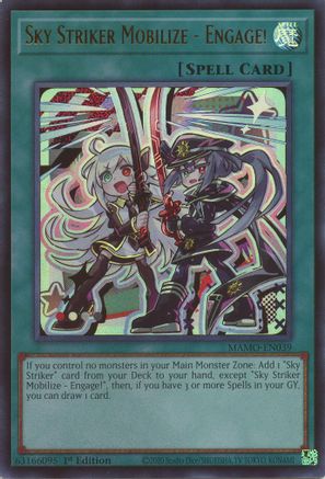 Sky Striker Mobilize - Engage! (MAMO-EN039) - Magnificent Monsters 1st Edition