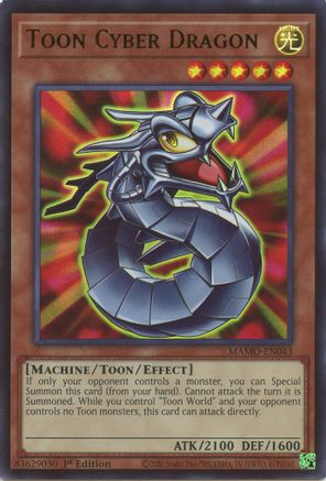 Toon Cyber Dragon (MAMO-EN043) - Magnificent Monsters 1st Edition