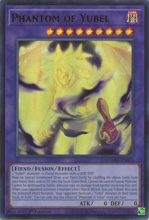 Phantom of Yubel (MAMO-EN075) - Magnificent Monsters 1st Edition