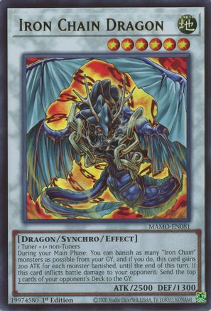 Iron Chain Dragon (MAMO-EN081) - Magnificent Monsters 1st Edition