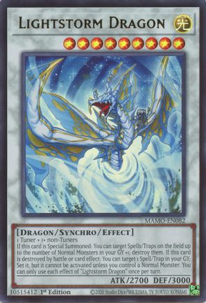Lightstorm Dragon (MAMO-EN082) - Magnificent Monsters 1st Edition