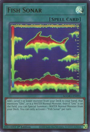 Fish Sonar (MAMO-EN095) - Magnificent Monsters 1st Edition