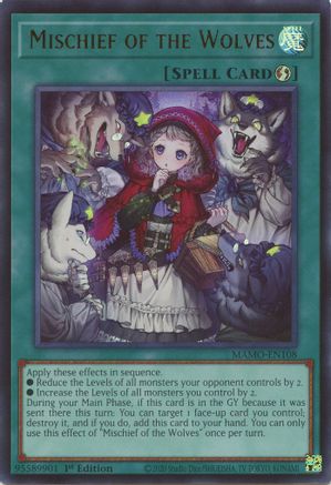 Mischief of the Wolves (MAMO-EN108) - Magnificent Monsters 1st Edition