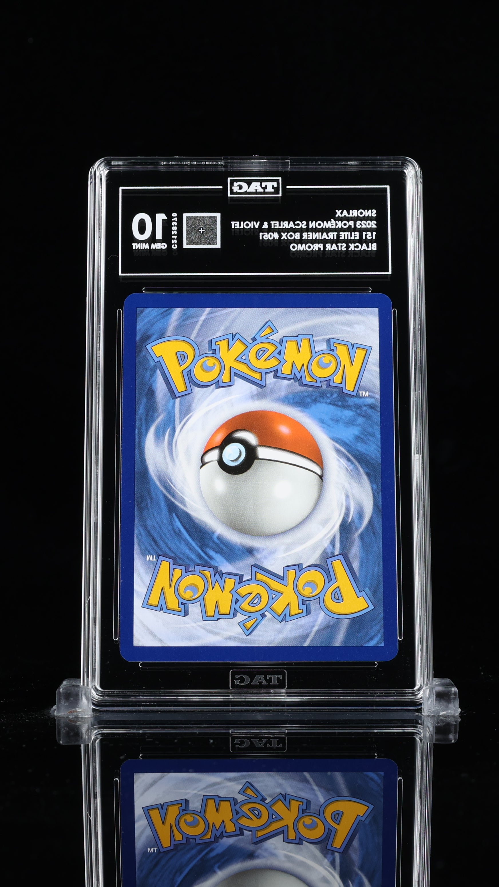 SNORLAX BLACK STAR PROMO #051 - TAG 10