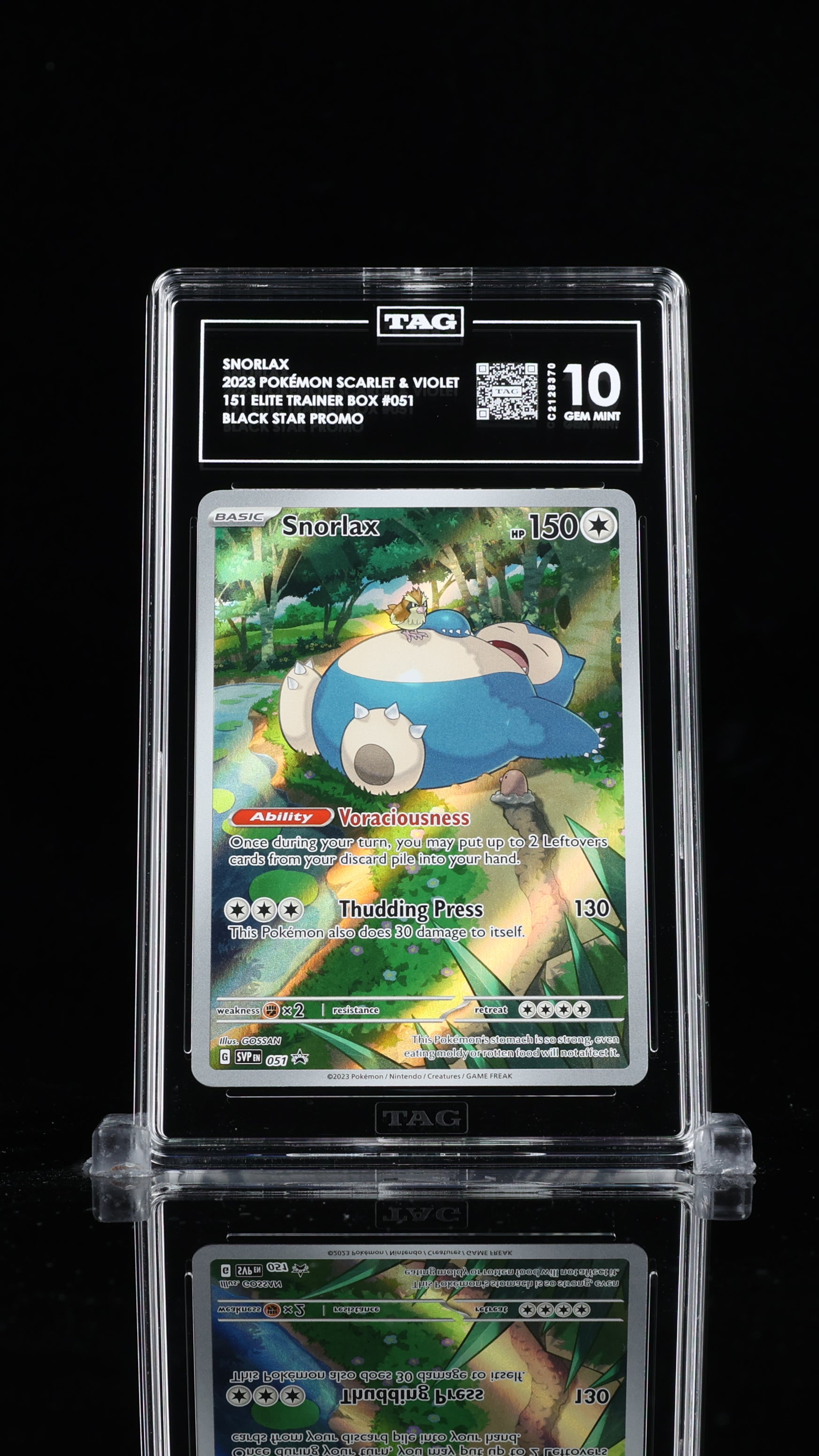 SNORLAX BLACK STAR PROMO #051 - TAG 10