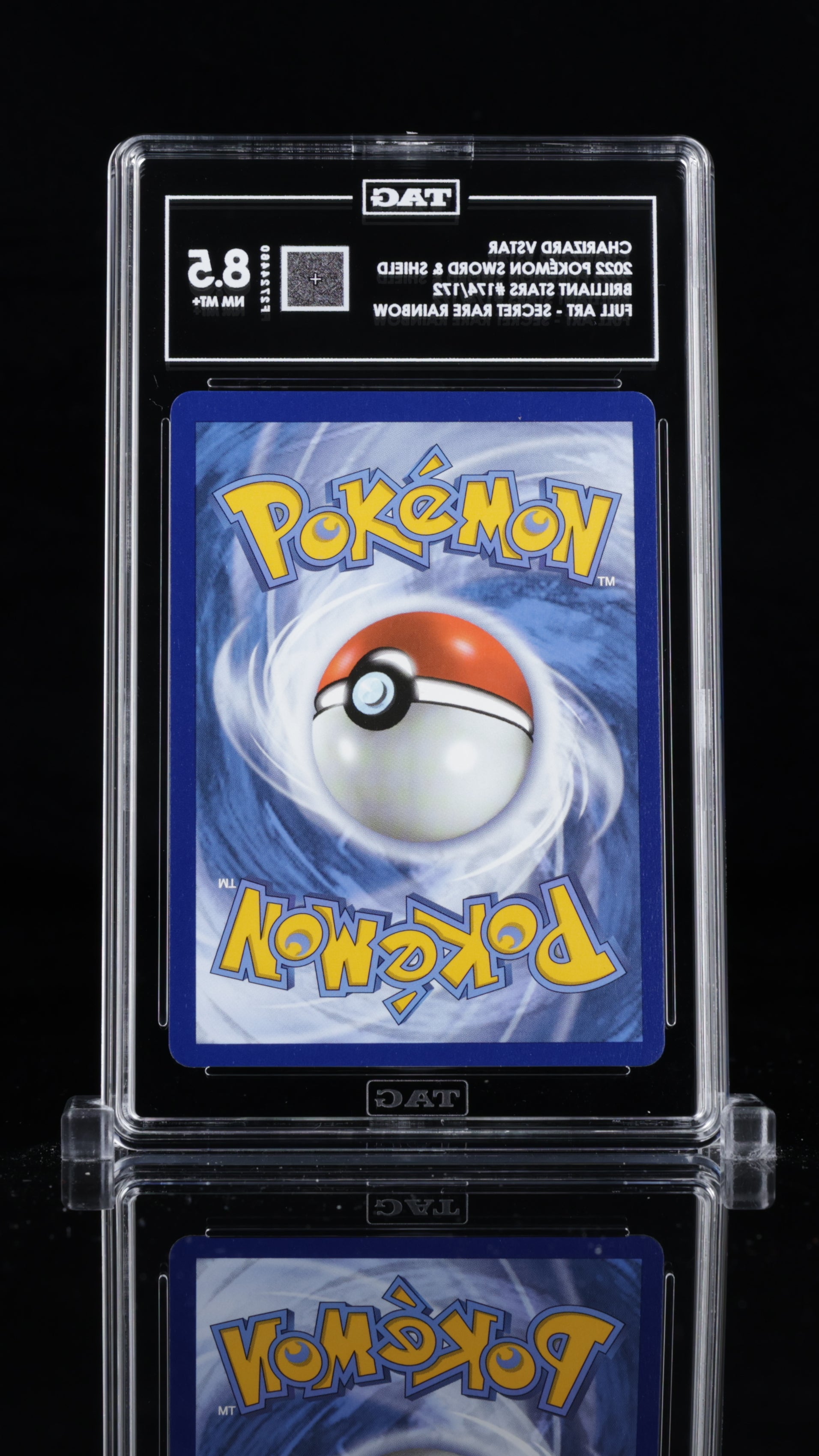 CHARIZARD VSTAR #174- TAG 8.5