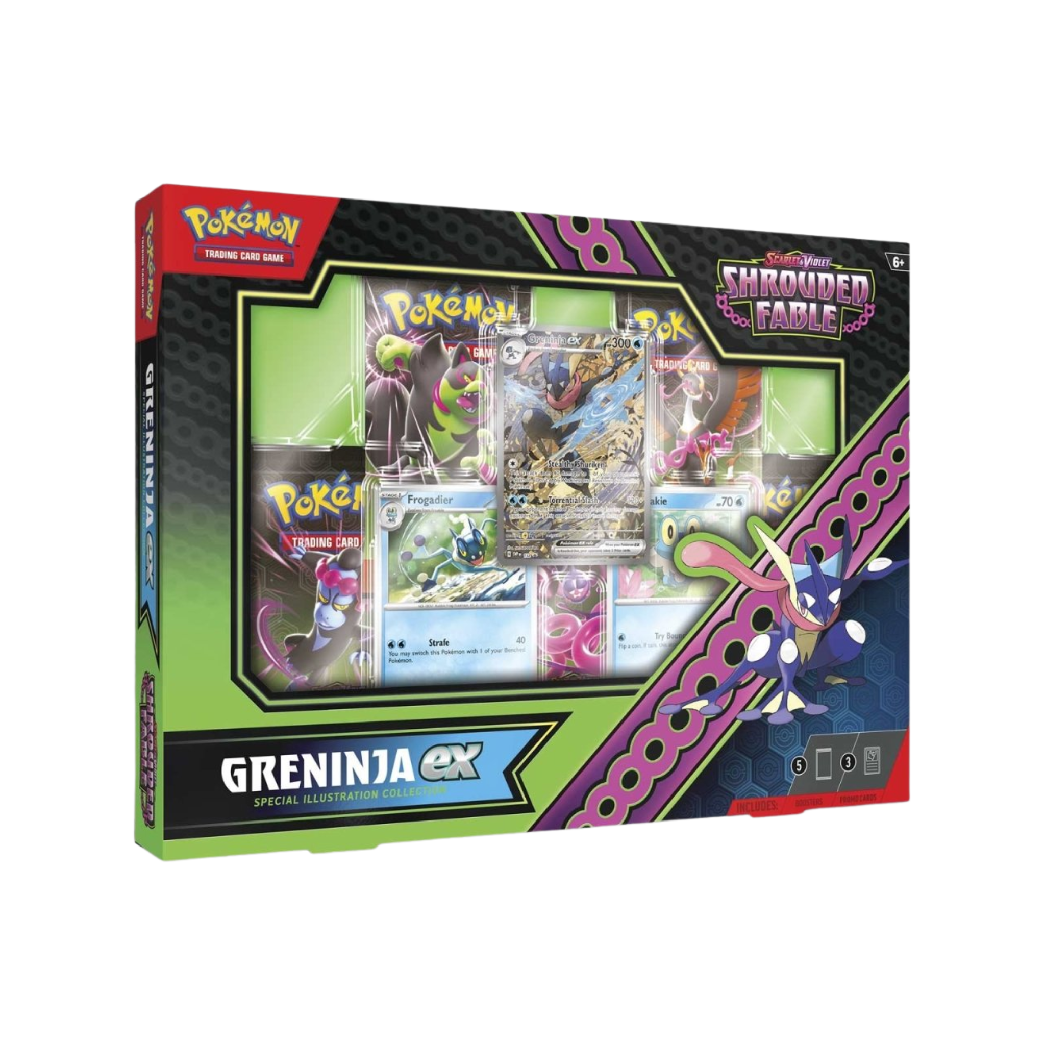 Pokemon Scarlet & Violet Shrouded Fable Greninja ex Special Illustration Collection