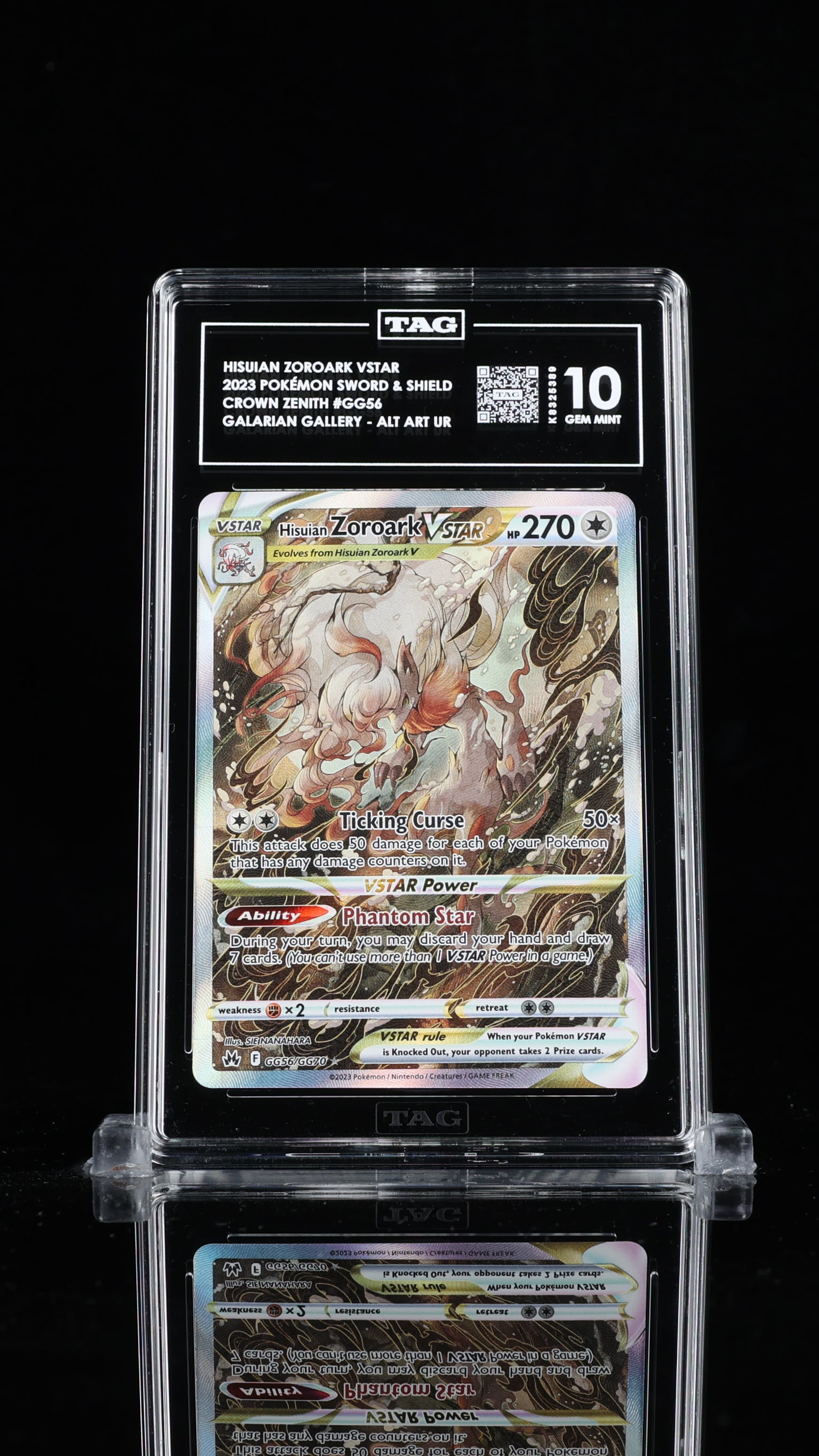 HISUIAN ZOROARK VSTAR ALT ART UR #GG56 - TAG 10