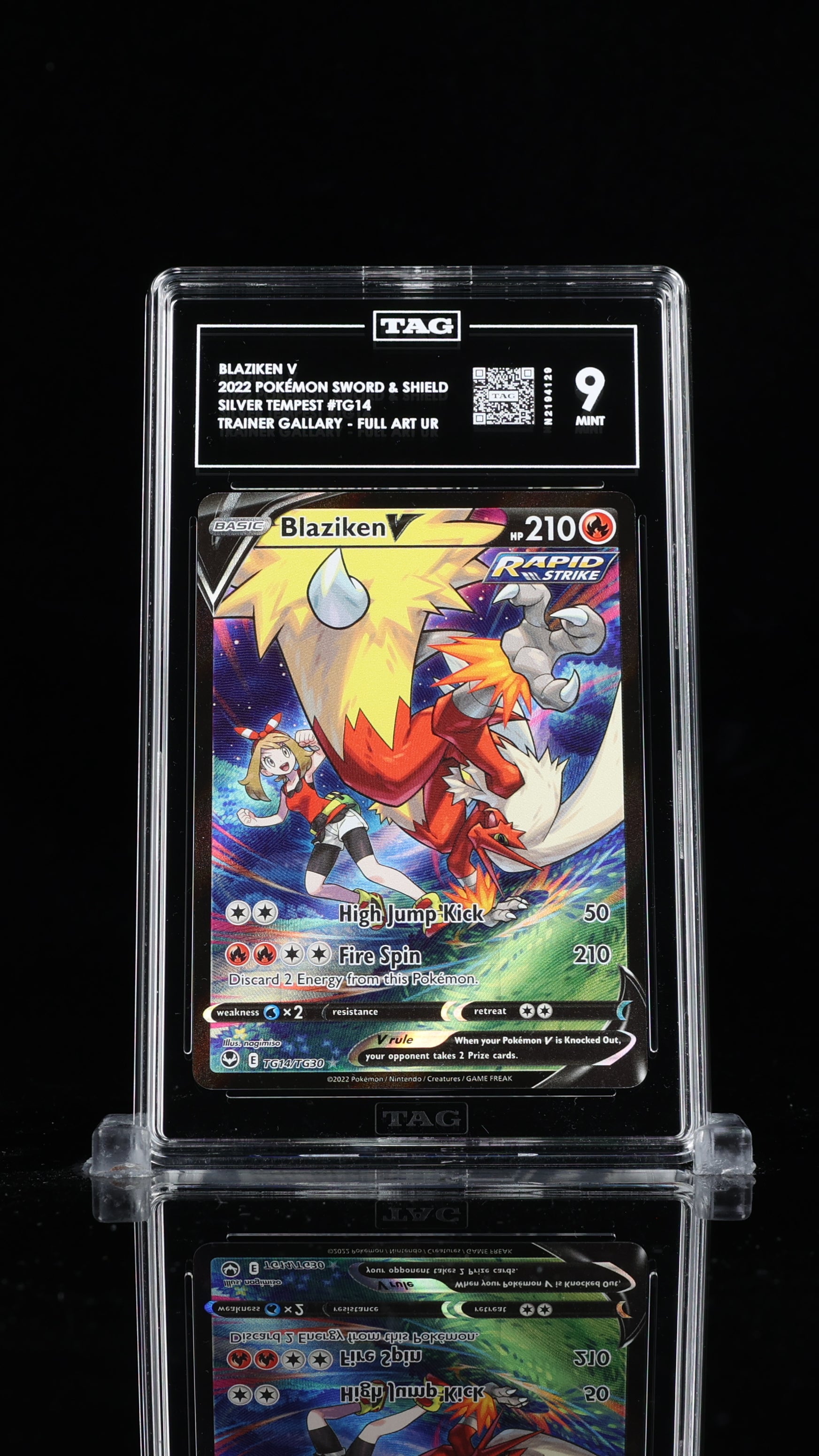 BLAZIKEN V FULL ART UR #TG14 - TAG 9