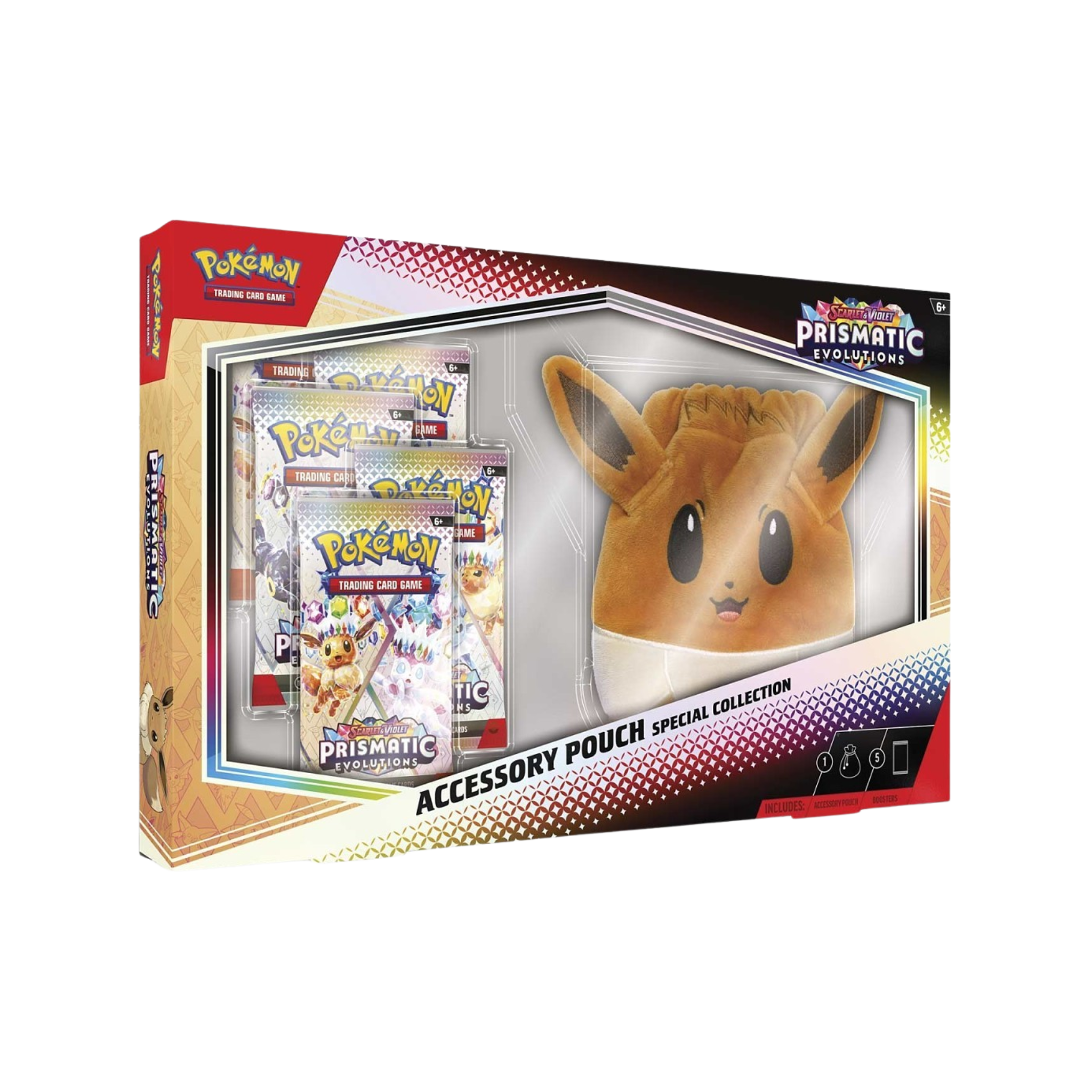 Pokemon Scarlet & Violet Prismatic Evolutions Accessory Pouch Special Collection