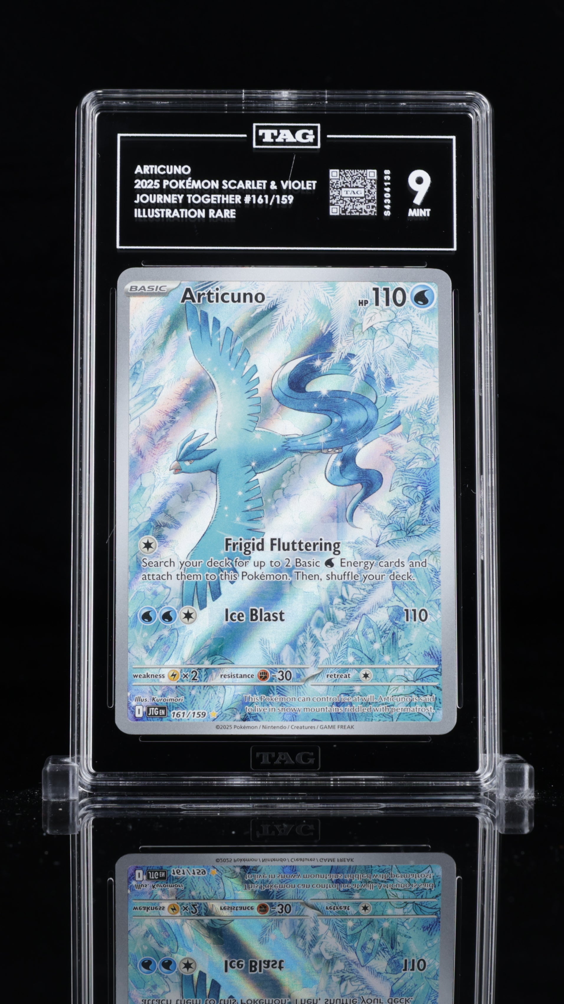ARTICUNO ILLUSTRATION RARE #161 - TAG 9